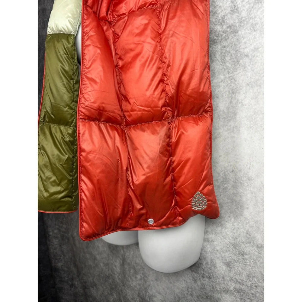 Stio Hometown Puffer Scarf Quilted Goose Down Filled Snap Wrap Scarf